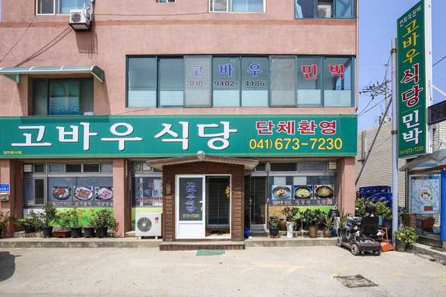 안면도 고바우 식당,민박 